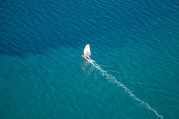 istock aerial wind surfer on action 487242732