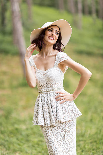 istock Young woman with a hat 487243228