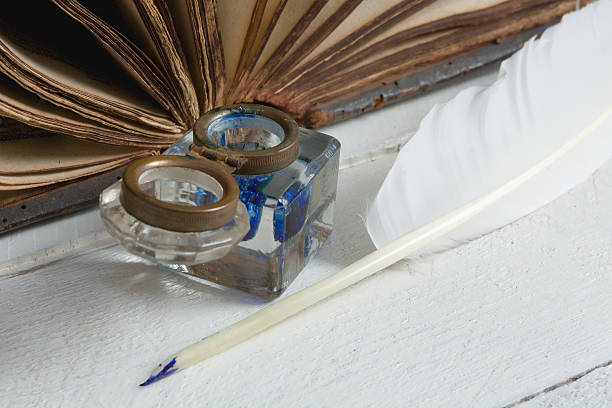 istock Closeup of old book 487247098