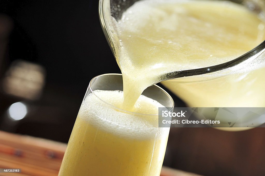 Natural guava drink Breakfast Stock Photo