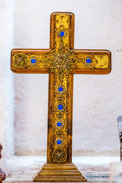 istock Mexican Wood Cross 487253779