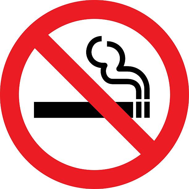 No smoking sign stock photo