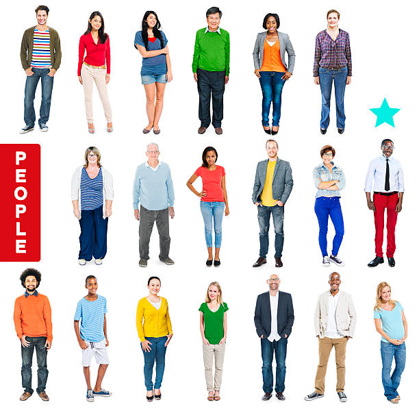 istock Group of Multiethnic Diverse Colorful People 487254201