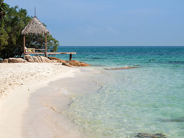 istock small hut on the beach, Thailand 487255691