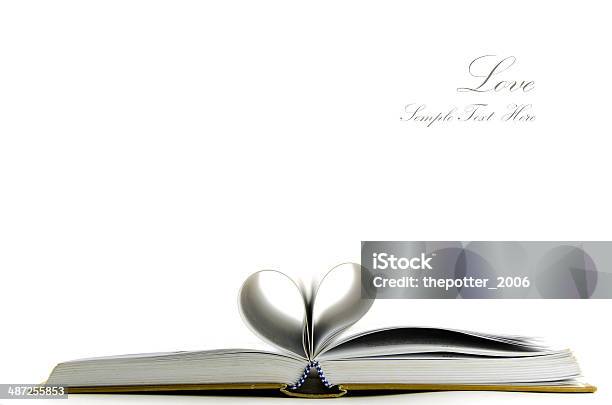 Heart Of The Books Pages Stock Photo - Download Image Now - Author, Bizarre, Book