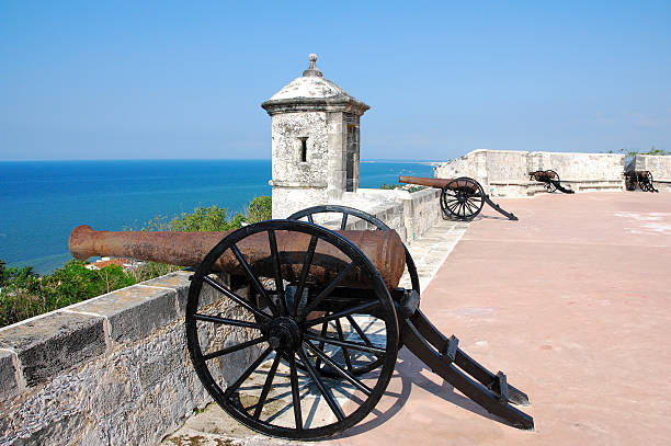 fort de san miguel à campeche - campeche photos et images de collection