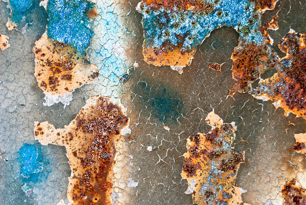 rusty hintergrund - corrodet stock-fotos und bilder