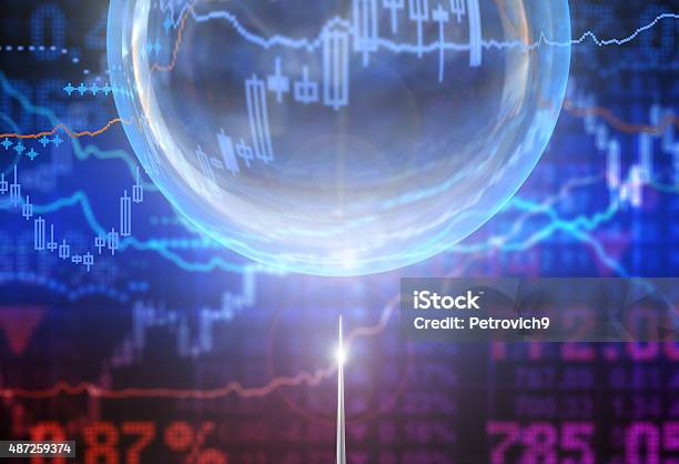 Bubble Stock Photo - Download Image Now - Bubble, Stock Market and Exchange, Finance
