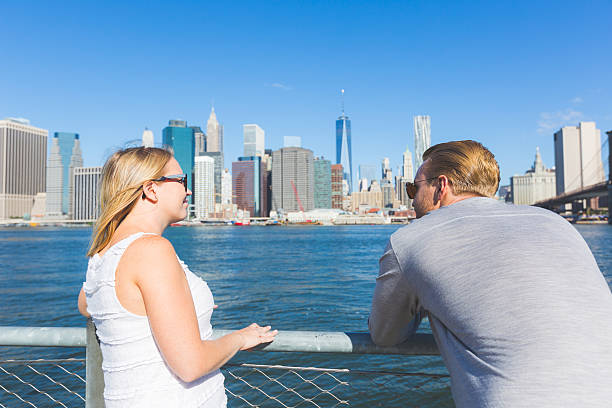 istock Caucasian couple visiting New York in summer 487259768