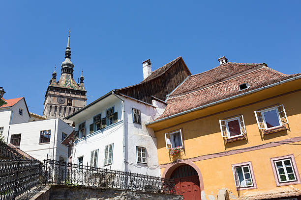 istock Clock Tower in Sighisoara, Transylvania, Romania 487259876