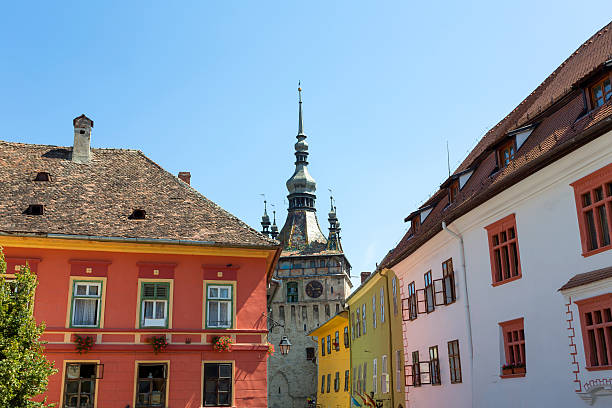 istock Clock Tower in Sighisoara, Transylvania, Romania 487259880