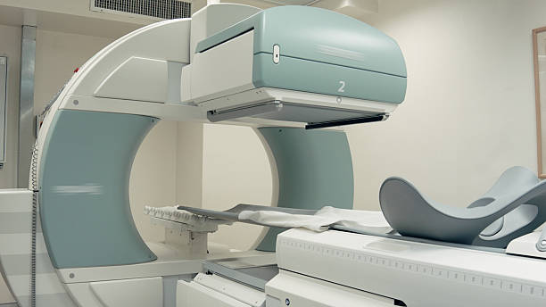 istock Empty working CAT scan in hospital. Medical background 487260042