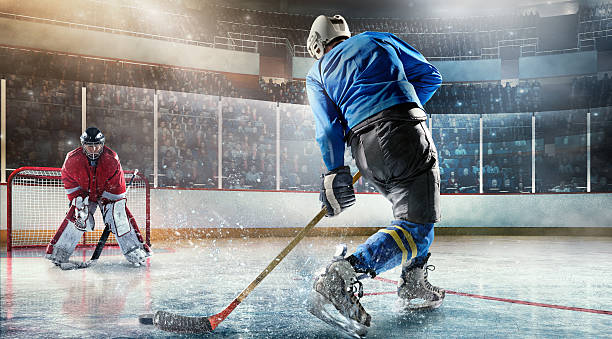 istock Ice hockey players in action 487260046