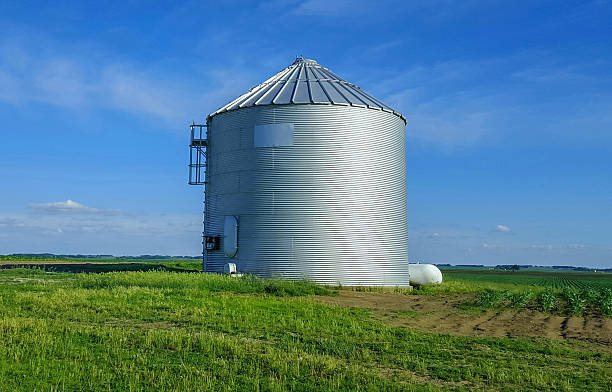 istock Silo on a farm in Central Illinois 487260764