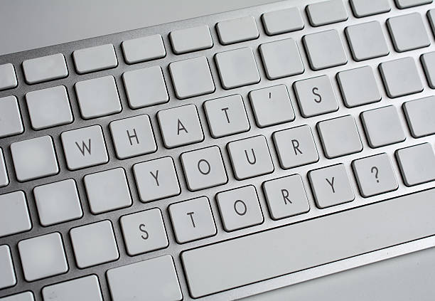 istock what is your story? keyboard 487263220