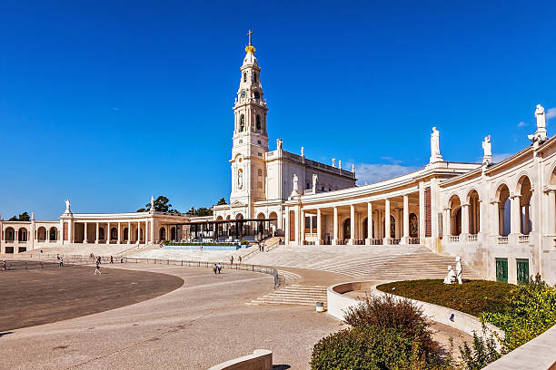 Portugal Catholic pilgrimage center stock photo