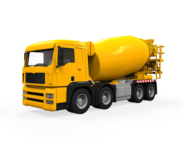 istock Concrete Mixer Truck 487271301