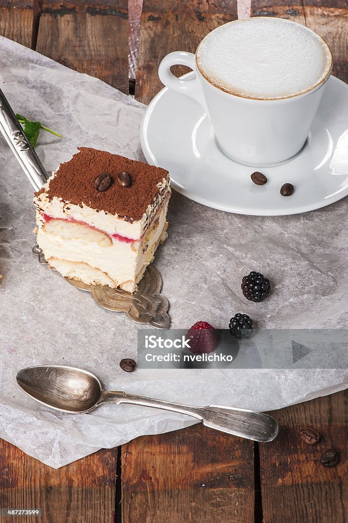 Tiramisu Ciasto z świeże mint - Zbiór zdjęć royalty-free (Alkohol - napój)