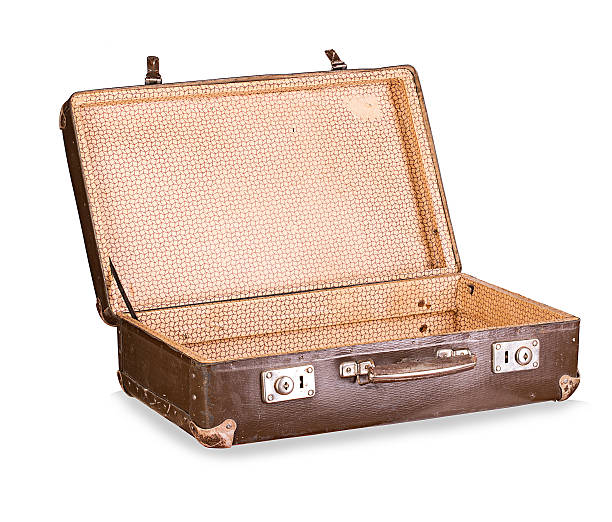 istock old suitcase close-up isolated on a white background 487275068