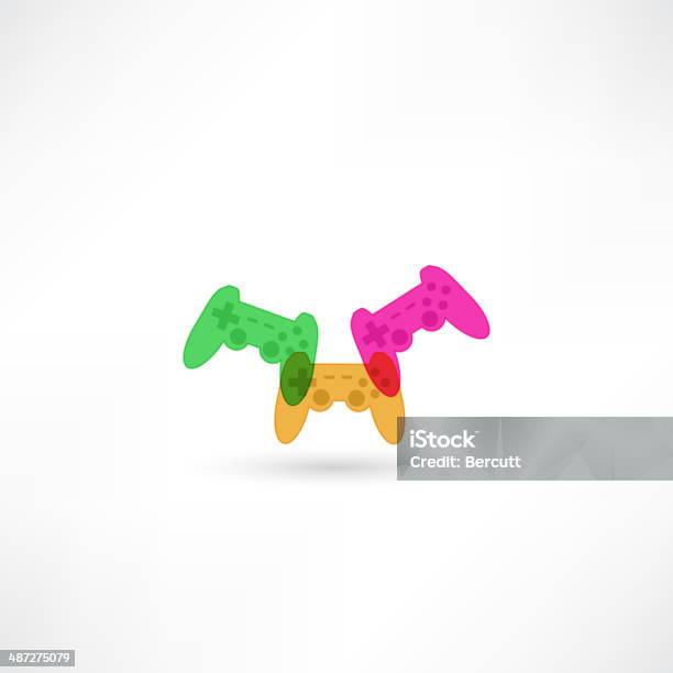 Game Joypad Icon Stock Illustration - Download Image Now - Abstract, Activity, Addiction