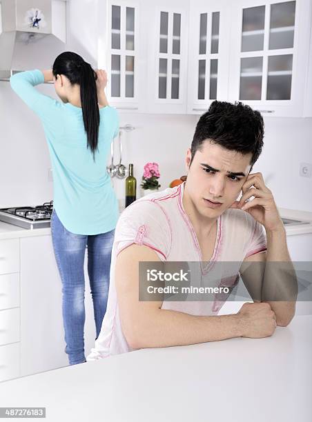 Young Couple Crisis Stock Photo - Download Image Now - Adult, Adversity, Aggression