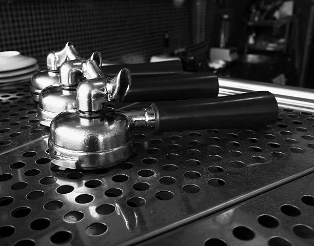 Portafilter on espresso machine