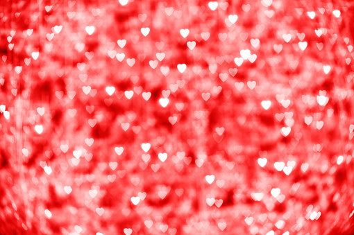 Abstract red heart for Valentine's Day background.