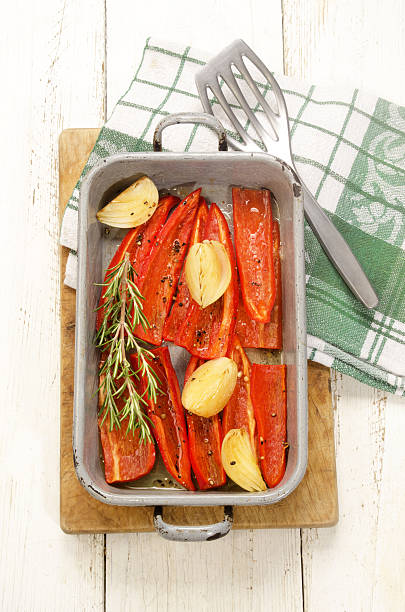 istock oven baked paprika in a pan 487277988