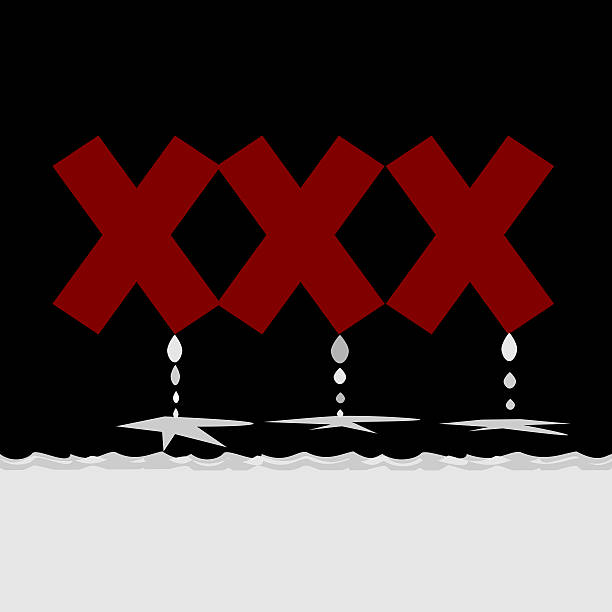 Símbolo de XXX - ilustração de arte vetorial