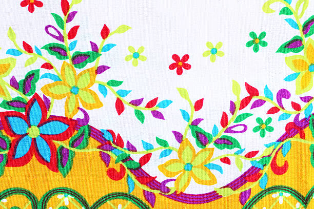 istock vintage style of tapestry flowers fabric pattern background 487288528