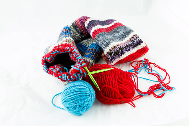 istock knitting needles and balls of threads 487296787