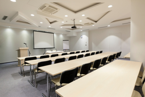 Modern lecture room
