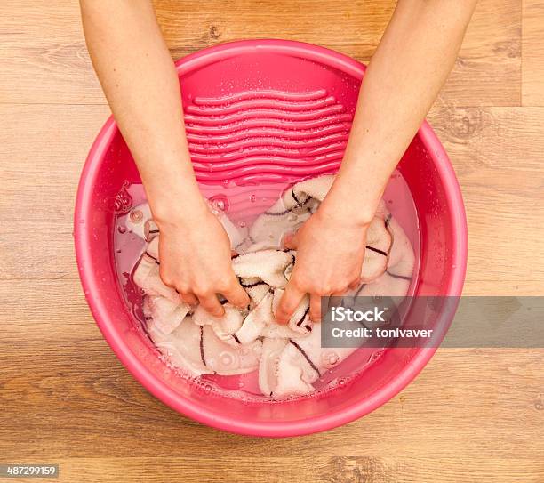 Hand Wash Stock Photo - Download Image Now - Clothing, Stained, Appliance