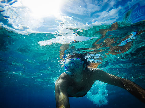 istock Snorkeling Selfie In The Sea 487300214