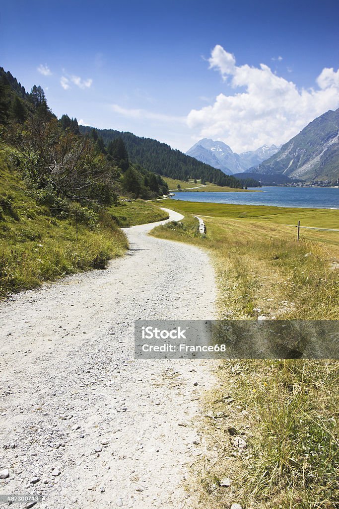 Walking around Sils lake (Switzerland) Series of images taken along the way around the lake Sils (about 10 miles) - (August, 2013)	 Aspirations Stock Photo