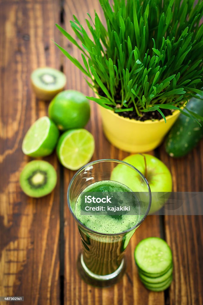 Batido de verde - Royalty-free Alimentação Saudável Foto de stock