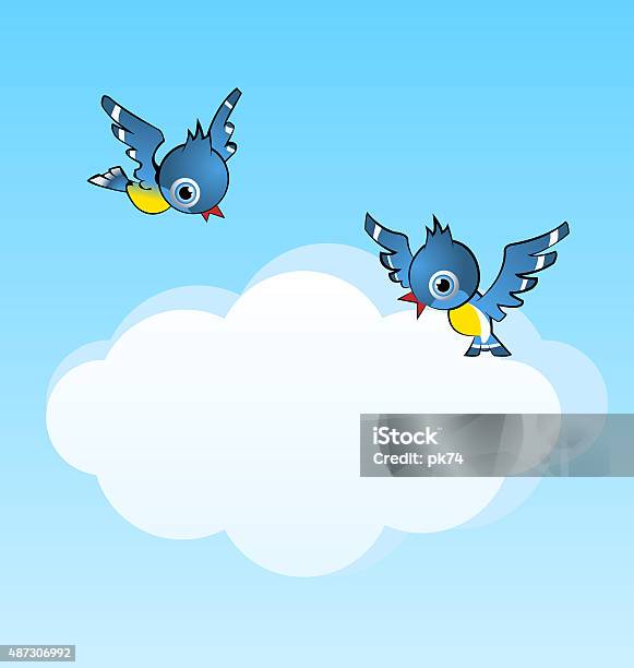 Two Birds Stock Illustration - Download Image Now - 2015, Accessibility, Animal