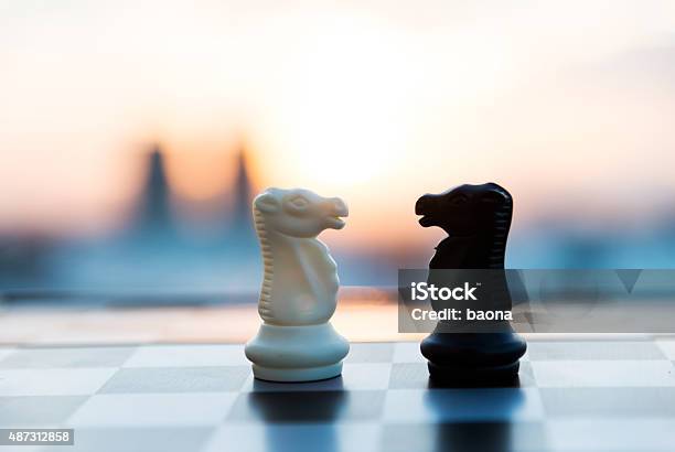 Game Of Chess Stock Photo - Download Image Now - Confrontation, Decisions, Rivalry