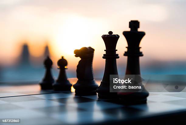 Game Of Chess Stock Photo - Download Image Now - Chess, Strategy, Chess Board