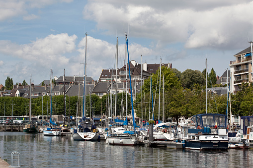 Port De Plaisance - Caen, Normandy. Can be used as a background.