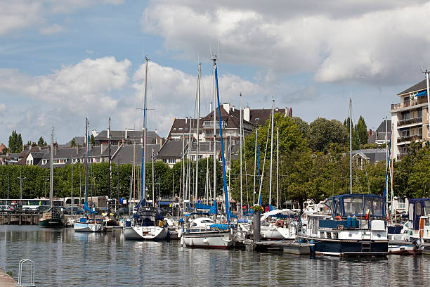 Marina - Caen, Normandy Port De Plaisance - Caen, Normandy. Can be used as a background. caen photos stock pictures, royalty-free photos & images