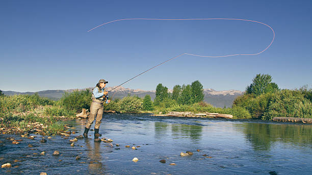istock Casting the fishing rod 487314338