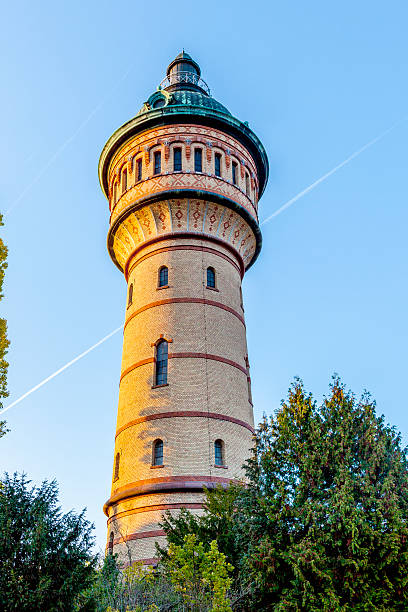 istock water tower in Wiesbaden Biebrich 487320404