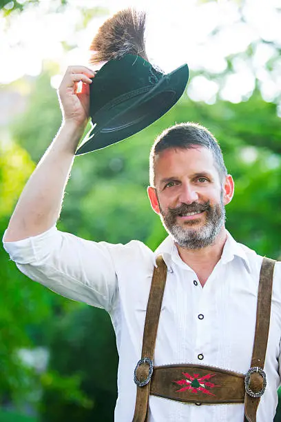 Photo of portrait of bavarian man