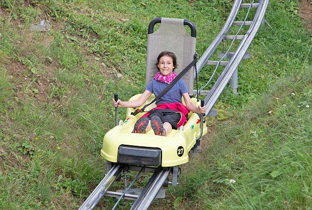 istock Girl on the Bob Ride in - High Tatras 487324018