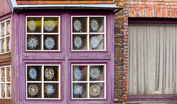 lacemakers window display, Bruges, Belgium lacemakers window display, traditional arts and crafts Bruges, Belgium lacemaking photos stock pictures, royalty-free photos & images