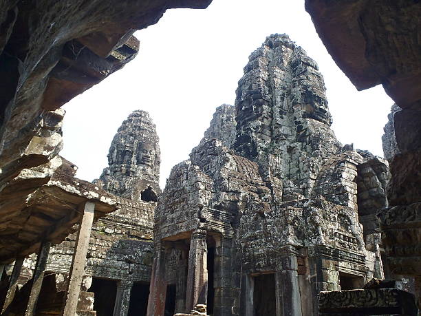 Temple of Bayon stock photo