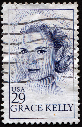 Stamp printed in United States of  Grace Patricia Kelly , circa 1993