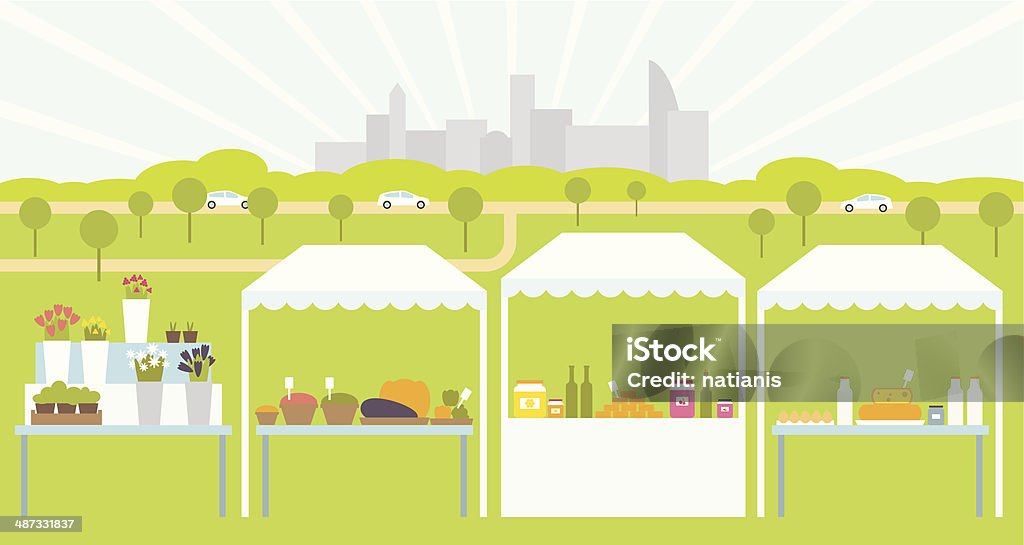 Farmers'Market - Grafika wektorowa royalty-free (Społeczność)