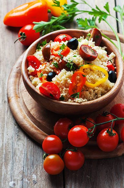 istock Couscous with vegatables and olive 487334686